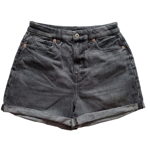 AMERICAN Eagle Outfitters High Waisted Jeans Shorts Size 0 - Picture 1 of 8
